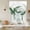 White, variant on Palm Leaves Tropical Balloon Curtains for Windows, Bedroom Curtains 54 Inch Length, Green Botanical Summer Tie Up Curtains Panels Thermal Insulated Bathroom Curtains Window 42"x54"