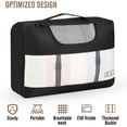 thumbnail image 5 of Veken 10 Set Packing Cubes for Travel Essential, Suitcase Organizer Bags in 4 Sizes, Carry-On Luggage Accessories Large Laundry Hanging Toiletry Bag for Airplane, Road Trip Camping, Black, 5 of 12