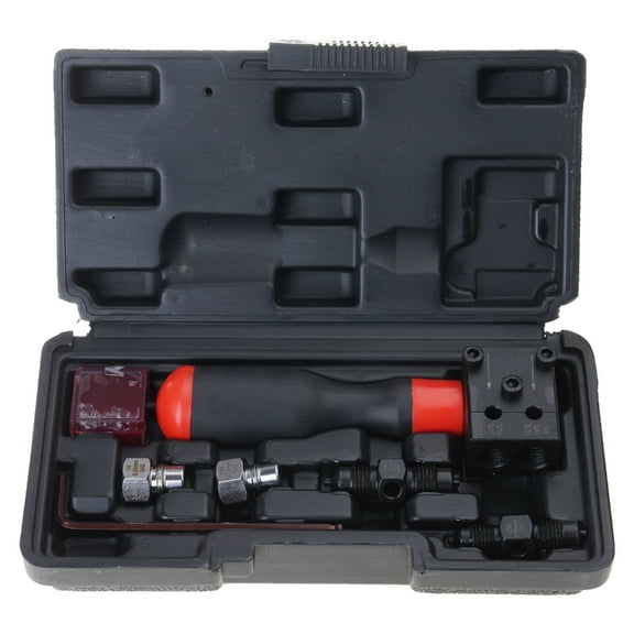 3/16in 1/4in Single Double Flare Adapter Pipe Flaring Kit Auto Repair Tool