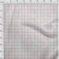thumbnail image 4 of oneOone Cotton Jersey Peach Fabric Check Craft Projects Decor Fabric Printed By The Yard 58 Inch Wide, 4 of 4