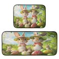 thumbnail image 6 of Ryvnso Cute Esater Bunny Kitchen Rugs Set Non Slip Runner Mats for Dining Room, 6 of 7