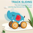 thumbnail image 3 of Children's Drag Toy Driver Pull Rope To Pull Animal Car Educational Toys, 3 of 5