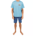 thumbnail image 2 of Rip Curl DUSTY BLUE Men's Pushin Daises Tee, US Large, 2 of 4