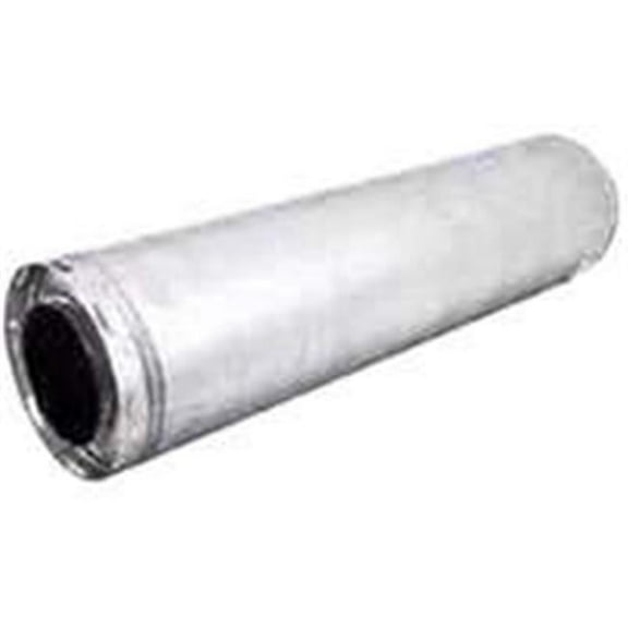 American Metal 6HS-12 Ameri 2100 Chimney Pipe 3-Wall - Stainless Steel/Galvanized Steel - 6in. ID 9in. OD 12in. Length 5.25 lb