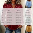 thumbnail image 3 of Women's Elegant Velvet Henley Blouse Sequin Spliced Glitter Long Sleeve Loose Tunic Tops Dressy Casual Shirts for Cocktail Party Wear Sky Blue, 3 of 5