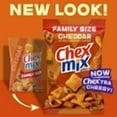 thumbnail image 3 of Chex Mix Cheddar Snack Mix, Family Size, 13.5 oz-2pk,With Olive Green Bowl By ValueNest, 3 of 10