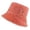 Orange, variant on Bucket Hat For Men And Women Washed Denim Outdoor Sun Shield Lightweight Unisex Japanese Style Adjustable Comfort Fit, Orange