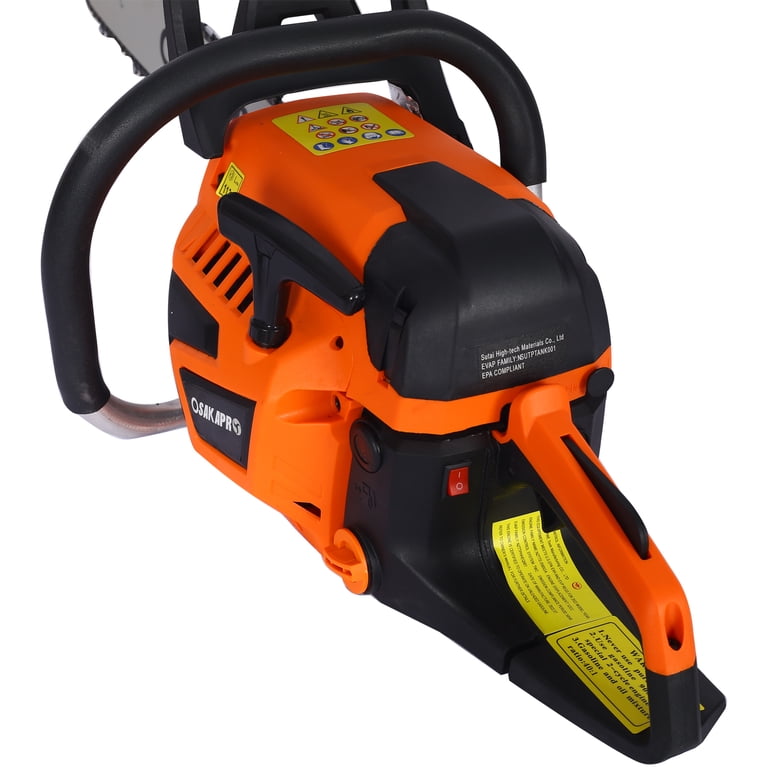 58cc 22" Gas Chainsaw - 2-Cycle Gasoline Powered Chain Saw For Heavy Duty Wood Cutting-993203