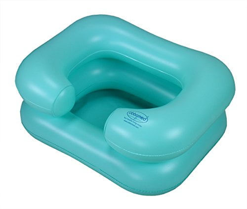ObboMed HB-3000N, New and Handy air Valve, Inflatable, Foldable and Portable Hair Washing Basin for Bed Bounded, Disabled, Elders and Pregnancy at Home, Salon or Nursing Center -22? x 18? x