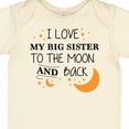 thumbnail image 4 of Inktastic I Love My Big Sister to the Moon and Back Boys or Girls Baby Bodysuit, 4 of 5