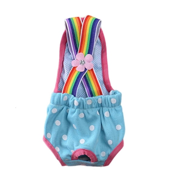 lanema Dog Suspenders Diaper Sanitary Panties for Girl Female Dog Physiological Pantie Small Dog Period Briefs Shorts