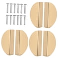 thumbnail image 4 of GARVALON 6 Pcs Poignées de Tiroir Aluminium Spatial Couleurs Assorties pour Commodes Design Simple, 4 of 8