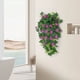 thumbnail image 1 of Flores colgantes artificiales de gloria de la mañana, enredaderas de orquídea de seda púrpura de 25.7 "de largo, decoración interior realista al aire libre para la cerca del patio del jardín, 1 manojo, 1 of 4