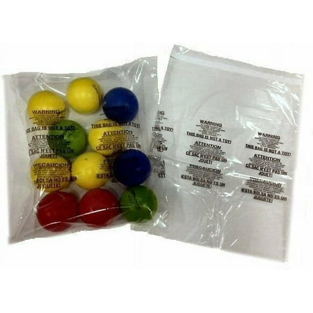 500 11 x 14 Self Seal Suffocation Warning Clear Poly Bags 1.5 mil Free Shipping