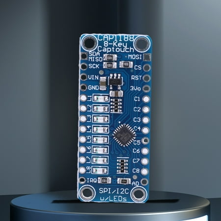 Peggybuy CAP1188 Capacitive Touch Sensor Module 12C/SPI 1602 3V-5V 8 ...