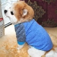 thumbnail image 3 of Methold Ropa Invierno Calentador Chaleco Suéter Moda Disfraces Diseño Multicolor Abrigo Ropa Belleza Accesorios Perros Chihuahua Ropa para mascotas morado claro L Methold PT003723-24B, 3 of 6