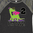 thumbnail image 4 of Inktastic 2nd Birthday Girl Dragon Girls Toddler T-Shirt, 4 of 5
