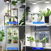Barrina 1-Pack Orbgrow OG09 Puck LED Grow Light 5000K 9W (135 Watt Equiv) Plant Lights for Indoor Plants Full Spectrum Magnetic & Linkable Small Grow lamp Perfect for Plant Shelf