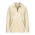 thumbnail image 4 of Tops Para Mujer Blusas de Manga Larga Moda Casual Impreso Cuello Vuelto Camiseta Suelta Otoño Jersey Odeerbi ODB185329, 4 of 6