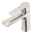 thumbnail image 2 of Fine Fixtures Round Single Hole Bathroom Faucet, Satin Nickel, 2 of 5