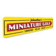 thumbnail image 3 of Mini Golf Novelty Decor, Metal Wall Sign - 4x18 Inches, 3 of 4