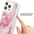 thumbnail image 6 of SaniMore Case for iPhone 11 Pro Max, Shockproof Ant-fall TPU Backplane Marble Stylish Pattern for Girls Women No-Yellowing Slim Lightweight for iPhone 11 Pro Max, Rosegold, 6 of 11