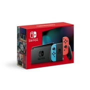 NINTENDO SWITCH WITH NEON BLUE AND NEO RED JOY-CON