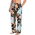 thumbnail image 2 of Sigee Icecream Truck Print Men's Pajama Pants - Soft Lounge Sleep Bottoms with Elastic Waistband and Pockets-X-Large, 2 of 9