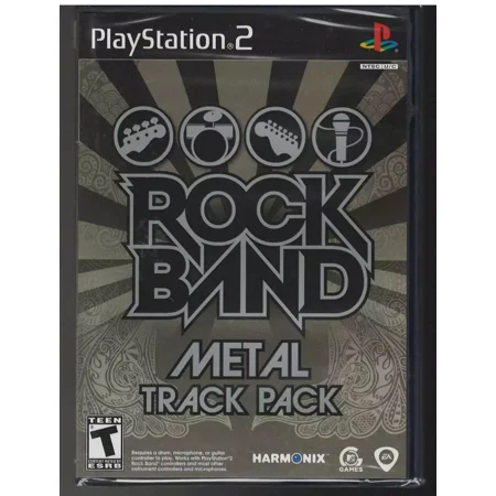 Rock Band: Metal Track Pack PS2 (Brand New Factory Sealed US Version) Playstatio
