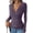 Purple, variant on ANRABESS Long Sleeve V Neck Shirts for Women Ribbed Knit Slim Fit Wrap Top Comfy Soft Sexy Sweater Spring Fall Winter Dressy Casual Clothes Purple Medium