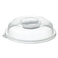thumbnail image 1 of 1 Pce Couvercle pour Aliments, Couvercle de Plat de Four à Micro-Ondes, Couvercle d'Assiette, Couvercle de Batterie de Cuisine (Transparent), 1 of 8