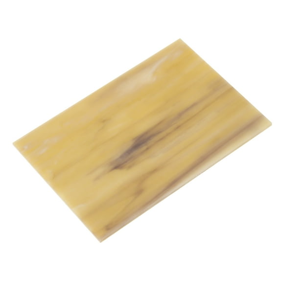 Stained Glass Sheet Mosaic Tile 7.9 Inch x 5.9 Inch Camel, Stained Glass Sheets for Crafts Project