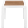 thumbnail image 3 of Meridian Furniture Nizuc Table d'Appoint de Patio Extérieur en Bois Brun, 3 of 7