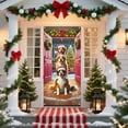 thumbnail image 5 of Japceit Large Christmas Door Cover, 35x71 Inch Holiday Entrance Curtain Panel, Festive Door and Wall Decoration for Party, Home, Seasonal Display Background, 5 of 6