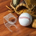 thumbnail image 4 of KAKOWELY 2pcs Minimalist Baseball Bat Rack For Wall With Transparent Acrylic Design, 4 of 8