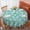 Pioneer Flower Floral-3, variant on Pioneer Flower Floral Print Pattern Round Tablecloth 60 X 60 Inch, Wrinkle Resistant Wipeable Table Cloth for Kitchen Dining Picnic Patio Party