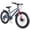 Grey, variant on imerelez 20 Inch Fat Tire Mountain Bike for Young Riders - 7-Speed Dual Disc Brakes, Steel Frame for Sand & Snow Terrain , Blue