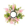 thumbnail image 1 of Guirnalda de velas navideñas Strade Fareast Limited Adorno creativo navideño Portavelas de Navidad Corona Rosa 25 cm, 1 of 8