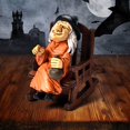 thumbnail image 1 of Oliegs Heated Blanket Halloween Witch Rocking Chair Home Table Decoration Man In Black Car Resin Decoration Chocolate, 1 of 3