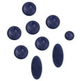 thumbnail image 6 of LeeQinersw 9 Pieces Universal Polished Saxophone Sax Key Buttons Inlays Woodwind Blue, 6 of 9