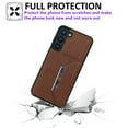 thumbnail image 3 of Allytech Detachable Magnetic Wallet Case for Samsung Galaxy S23, 2 in 1 Slim Thin Wallet Case with Credit Card Slots, Shockproof Premium PU Leather Kickstand Cover Case - Brown, 3 of 10