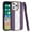 Dark Purple, variant on For Apple iPhone 14 Plus (6.7") Fashion Leather Bling Diamond Rhinestone Sparkle Hybrid Chrome Camera Edge Shockproof Cover ,Xpm Phone Case [ Black ]