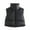 Black, variant on LEAVINGSUO Fall Winter Clearance Cardigans for Women Plus Sizes Women's Winter Crop Vest Lightweight Sleeveless Warm Outerwear Vest Padded Gilet Tops Coat
