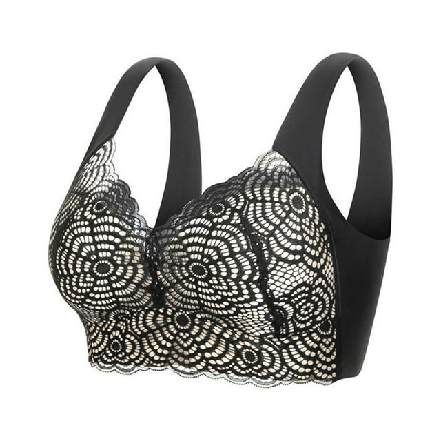 Timegard Wireless Bras for Women Back Smoothing Full Coverage Breathable Comfort Seamless Sleep Bras