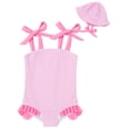thumbnail image 6 of BULLPIANO Baby Girl Swimsuit Infant Bathing Suit Summer Ruffle One Piece Sleeveless Bikini Swimwear Beachwear Cute Girls Swimsuits, 6 of 8