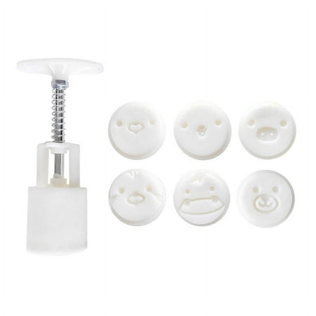 

ZPAQI 30g Cute Animal Shape Pastry Moulds Mooncake Molds Mooncake Mould Hand Pressure