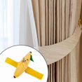 thumbnail image 1 of Cortina de ventana de dibujos animados Tiebacks Cortina Correa Cortinas Tieback Cortina Holdback para oficina Baño Sala de estar Decoración del hogar Banana Baoblaze Alzapaños para cortinas, 1 of 8