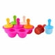thumbnail image 1 of Xihbxyly Moldes de Silicona para Paletas de Hielo, Antiadherentes, Fáciles de Desmoldar, Aptos para Uso Alimentario, Ideales para Hacer Polos En Casa, Ideales para Fiestas Familiares, Aptos para Lava, 1 of 2