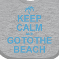 thumbnail image 4 of Inktastic Keep Calm Go to the Beach Boys or Girls Baby Bib, 4 of 4