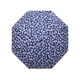 thumbnail image 3 of Paraguas de Bolsillo con Sistema Manual Reforzado con 8 Varillas Diseño Floresitas Color Blanco con Azul, 3 of 5